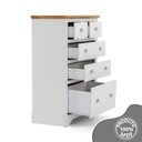 Ver imagem 4 de Cômoda para Quarto 5 Gavetas Toledo Branco