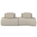 Ver imagem 6 de Sofá Ilha Modular para Sala Living Orgânico 315cm Angra K01 Bouclê Bege - Lyam Decor