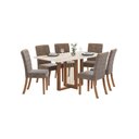 Ver imagem 1 de Mesa Jantar Natali 160 6 Cadeiras Esther Cacau - Henn