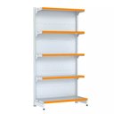 Ver imagem 1 de Gondola Parede 202 Fit Inicial Branco 5 Bandeja Pe Laranja