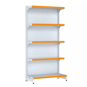 Gondola Parede 202 Fit Inicial Branco 5 Bandeja Pe Laranja
