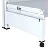 Gondola Parede 202 Fit Inicial Branco 5 Bandeja Pe Laranja - 5