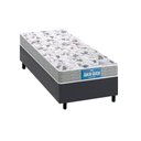 Ver imagem 1 de Cama Box Solteiro: Colchão Espuma Probel D45/EP Anatômico Guarda Costas Próextreme Double Face + Bas
