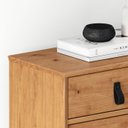 Ver mais imagens de Sapateira Vertical Madeira Multiuso 2 Portas 1 Gaveta Mikka Rústico Idimex