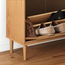 Ver imagem 7 de Sapateira Vertical Madeira Multiuso 2 Portas 1 Gaveta Mikka Rústico Idimex