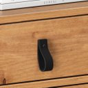 Ver imagem 6 de Sapateira Vertical Madeira Multiuso 2 Portas 1 Gaveta Mikka Rústico Idimex