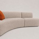 Ver imagem 6 de Sofa Curvo Virginia 3 Modulos Boucle Moscow Design Orgânico