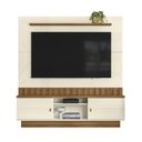 Ver imagem 2 de Estante Painel Home para Tv 70" Florianópolis Off White/amêndoa- Mabe Magazine