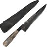 Faca Integral Cabo Especial Osso com Anilina 6' Forjada Aço Carbono 5160 Oxidada 6mm - 9
