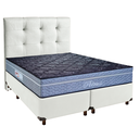 Ver imagem 1 de Cama Box + Colchão Queen Molas Ensacadas Petrus Paropas + Cabeceira Estofada