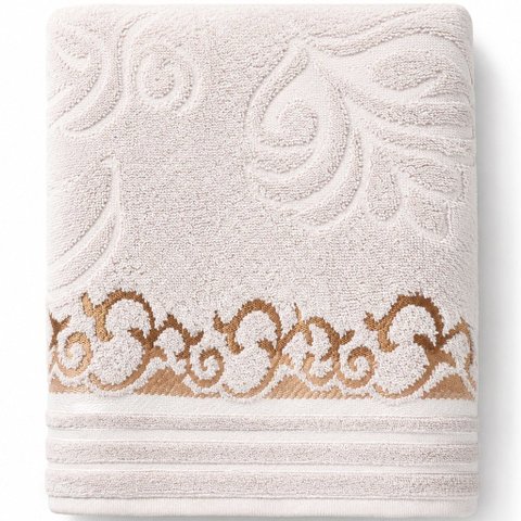 Toalha de Rosto Ornare 100% Algodão 50x80cm 420g/m² Bene Casa Duna Cinzenta