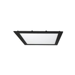 Plafon Led Embutir Quadrado Preto 18w 22,5cm Yamamura - 4
