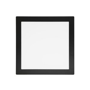 Plafon Led Embutir Quadrado Preto 18w 22,5cm Yamamura