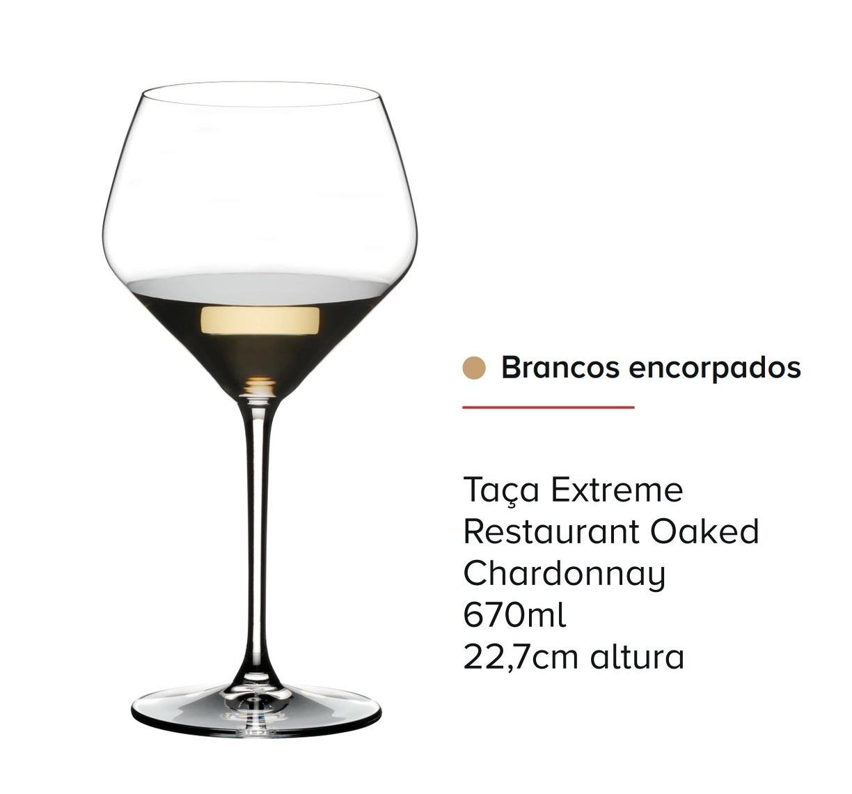 Taça Vinho Riedel Extreme Restaurant Oaked Chardonnay 670ml - 2