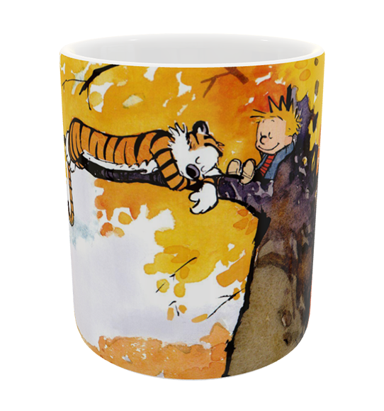 Caneca - Calvin e Haroldo - Branca - 2