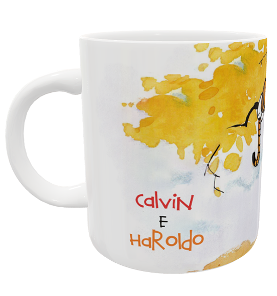 Caneca - Calvin e Haroldo - Branca - 1
