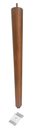 Ver imagem 1 de Pé Palito 75cm Amendoa Marrom Claro + Chapinha Inclinada Metal