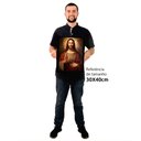 Ver imagem 2 de Quadro Decorativo Jesus Cristo em Moldura Caixa Tacolado Moldura Caixa 3cm Madeira sem Vidro 30 X 40