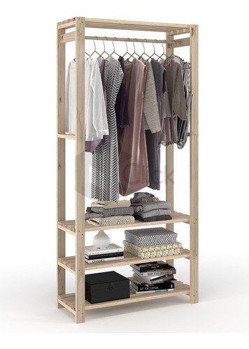 Arara para roupa para area de serviço estilo vintage - 1