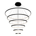 Ver imagem 1 de Lustre Pendente Sindora Qd05448 Preto Led Bivolt