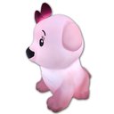 Ver imagem 2 de Luminária Abajur de Mesa Animais Pets Grande Fofos Modelos Cachorrinha Rosa