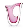Vaso em Cristal Murano Rosa - São Marcos 34cm - 1