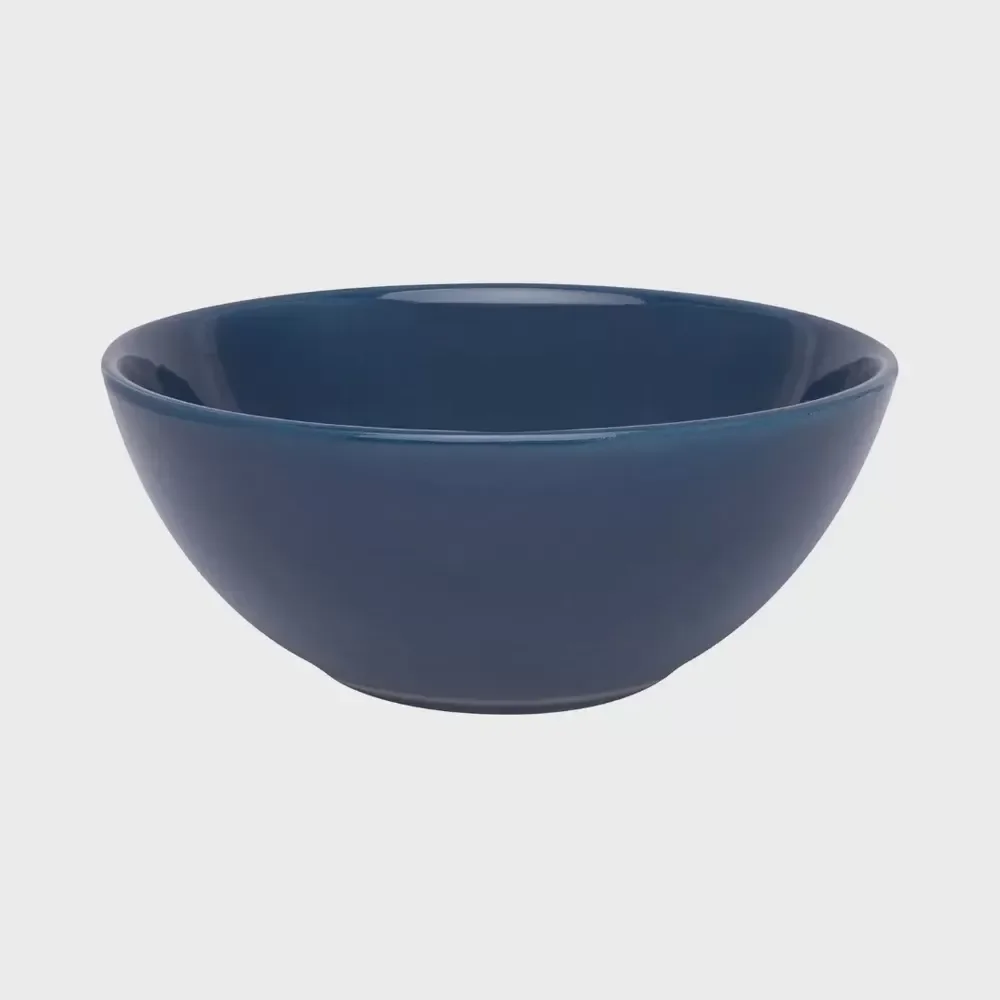 Tigela de Cerâmica Pequena 16cm 600ml Azul - Oxford