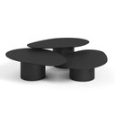 Ver imagem 3 de Conjunto Mesa de Centro Orgânica Stone em Madeira Preto