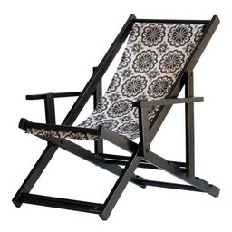 Kit 4 Espreguiçadeiras Dobrável Black Cb-mandala - 6