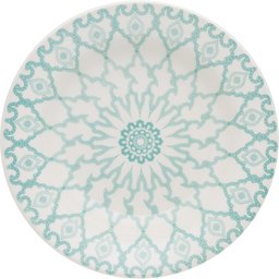 Kit 12 Pratos Rasos Donna Mandala Oxford® Cerâmica 24cm - 1