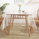 Ver imagem 2 de Toalha de Mesa 3m X 1,40m Transparente Cristal Plástico Impermeável