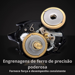 CARRETILHA SPARTACUS PLUS KASTKING 12 ROL. VERMELHA ESQUERDA - 8