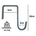 Ver imagem 2 de Kit 5 Ganchos Caibro 10cm P/ Pendurar Plantas e Gaiolas