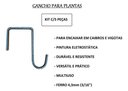 Ver imagem 3 de Kit 5 Ganchos Caibro 10cm P/ Pendurar Plantas e Gaiolas