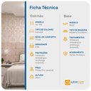 Ver imagem 2 de Cama Box Solteiro Branca + Colchão De Espuma D33 Ortobom Iso 100 78x188x53cm