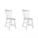 Ver imagem 1 de Kit 4 Cadeiras Dalas Madeira Ass MDF Branco