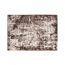 Ver imagem 1 de Tapete Decorativo Mesclado Branco e Marrom 140x100cm 15373-pl