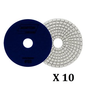 Disco Diamantado Flexível 100mm 4pol Polimento Norton G50 - C/10un