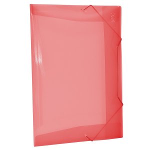 Pasta Aba Elastica Oficio Line sem Lombo Dac 10 Unidades 501pp-pr Vermelho