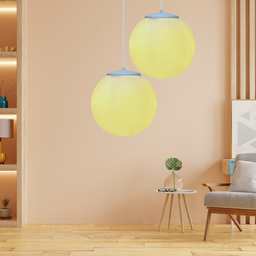 Lustre Pendente Taschibra Sfera M Branco E27 Bivolt - 8