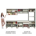 Ver imagem 6 de Armário de Cozinha Completa 310cm Branco Reims Madesa XA01