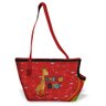 Bolsa de Transporte Pet Girafa Dream Big Vermelho - 1