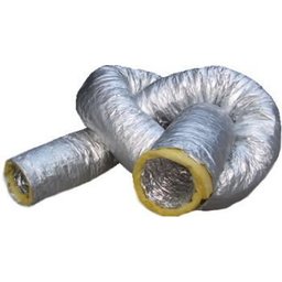Duto Flexivel Aluminizado Isolado (Rl. c/6 mts) - 8 Pol. - 209 mm - 2