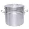 Caldeirão Panelão Industrial de Aluminio 21 Litrs com Tampa - 2