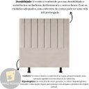 Ver imagem 5 de Cabeceira Estofada de Cama Casal Queen 160 Cm Mavie Corino:bege