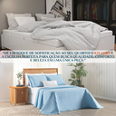 Ver imagem 4 de Cobre Leito Queen Size 100%algodão Lory Bordado Super Luxuoso Verity:azul