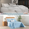 Cobre Leito Queen Size 100%algodão Lory Bordado Super Luxuoso Verity:azul - 4