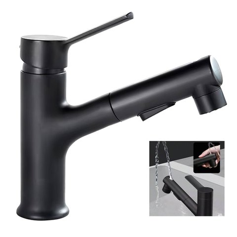 Torneira Extensivel Banheiro Banheira Ducha Articulada Tres Jatos Bancada Mesa Monocomando Agua Fria