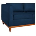 Ver imagem 5 de Sofá 3 Lugares Europa 180 cm Estilo Conforto e Elegância Suede - Doce Sonho Móveis