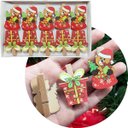 Ver imagem 1 de Jogo Prendedores Decorativo de Natal Urso Enfeite Kit 40pçs